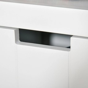 Aparador Kiut de 100cm - Branco - Design Moderno