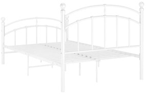 Estrutura de cama 120x200 cm metal branco