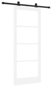 Porta Deslizante vidaXL com Conjunto de Hardware 'ORKDAL'Branca 86x211