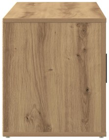 Armário de TV vidaXL Carvalho Artisan 100x35x40 cm Madeira engenheirad