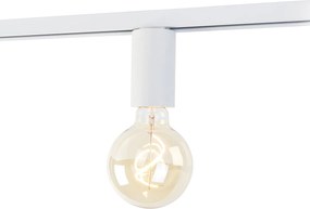 Soquete E27 com suspensão para trilho monofásico branco - Jeana