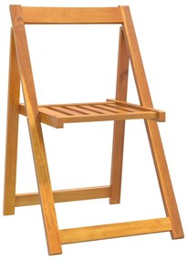 Cadeiras de jardim dobráveis 6 pcs madeira de acácia maciça