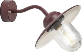 Candeeiro de Parede Exterior Vermelho Escuro IP44 - Munich