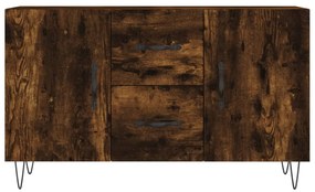 Aparador 100x36x60 cm derivados de madeira carvalho fumado