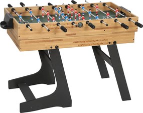 SPORTNOW Mesa Multijogos Dobrável 13 em 1 com Matraquilhos Ping Pong Xadrez Damas B e Acessórios 120x106x82 cm Madeira | Aosom Portugal