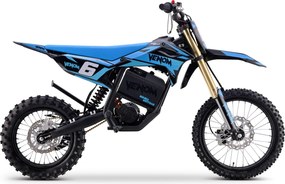 Mota cross para crianças Motocross  Motors Venom – 6500W 3 modos de condução Azul