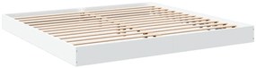 Estrutura de cama 200x200 cm derivados de madeira branco