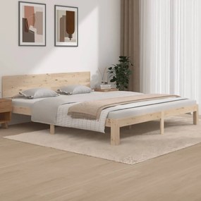810510 vidaXL Estrutura de cama super king 180x200 cm madeira maciça