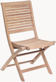Cadeiras de jardim dobráveis em madeira de teca Maryland, conjunto de 2