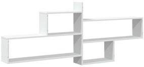 Prateleira de parede 167,5x18x68 cm derivados de madeira branco