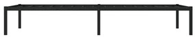 Estrutura de cama metal 90x190 cm preto