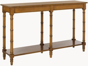 Consola em madeira com prateleira St. Bart's