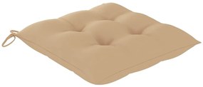 Cadeiras de exterior dobráveis 8pcs c/ almofadões acácia maciça