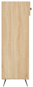 Sapateira 60x35x105 cm derivados de madeira carvalho sonoma