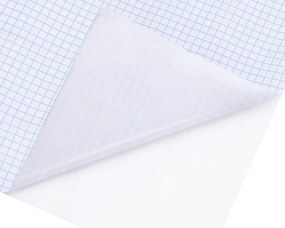 Autocolante para móveis branco mate 90x500 cm PVC