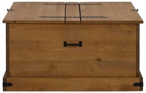Caixa de arrumação HALDEN 91x91x47 cm pinho maciço