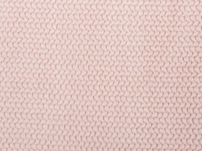 Manta rosa 200 x 220 cm BJAS Beliani