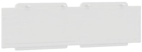Almofadão de cabeceira 180 cm couro artificial branco