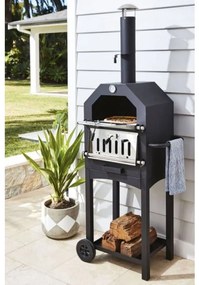 ProGarden Forno de pizzas BBQ preto