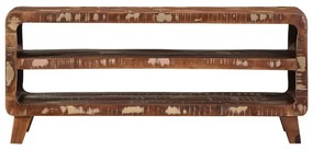 Móvel de TV 105x46x32 cm madeira recuperada maciça