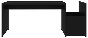 Mesa de centro 90x45x35 cm derivados de madeira preto