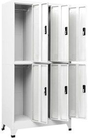 Cacifo aço 90x45x180 cm branco