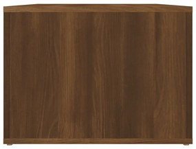 Mesa centro 80x50x36 cm derivados de madeira carvalho castanho