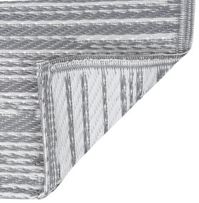 Tapete de exterior 80x150 cm ARAKIL PP cinzento
