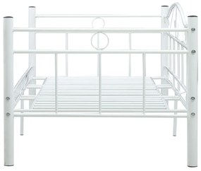 Estrutura sofá-cama 90x200 cm metal branco