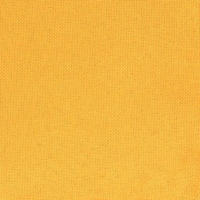 Sofá-cama 2 lugares com duas almofadas tecido amarelo
