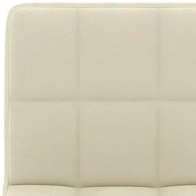 Bancos de bar 2 pcs veludo creme