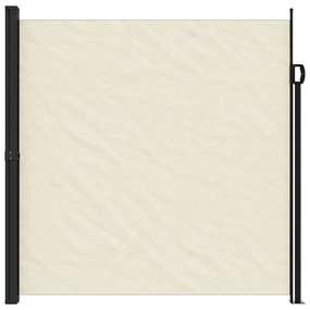 Toldo lateral retrátil 200x600 cm cor creme