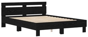 Estrado de Cama de Carvalho Preto Carvalho Preto