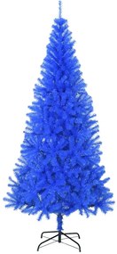 Árvore de Natal artificial com suporte 180 cm PVC azul
