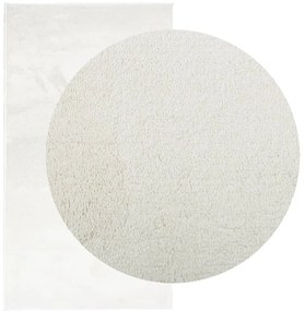 Tapete de pelo curto OVIEDO 60x110 cm creme