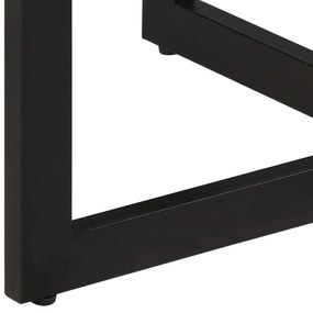 Mesa de jantar 110x75 cm madeira de mangueira maciça