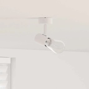 vidaXL Spotlight de Teto 1 Via Ajustável Branco E27