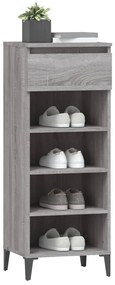 Sapateira 40x36x105 cm derivados de madeira cinzento sonoma