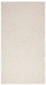 Tapete ZIZUR creme 80x150cm aspeto de juta interior e exterior