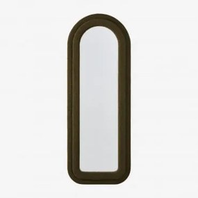 Espelho De Parede 60x160 Cm Em Borreguito Ilai Verde Sálvia - Sklum