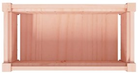 Vaso/floreira de jardim 60x31x31 cm madeira de douglas maciça
