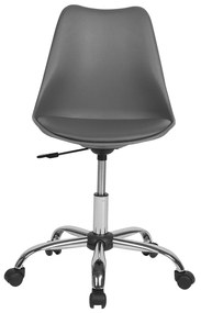 Cadeira de escritório cinzenta DAKOTA II Beliani