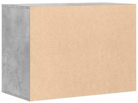 Cómoda com 3 Gavetas - 80x41x58 cm - derivados de madeira - cinzento c