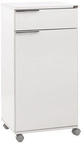 Arquivador de Escritório "Bianco" - Design Moderno - Branco - 50x100x4
