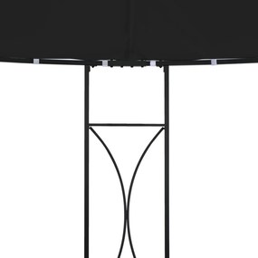 Gazebo redondo 300x290 cm antracite