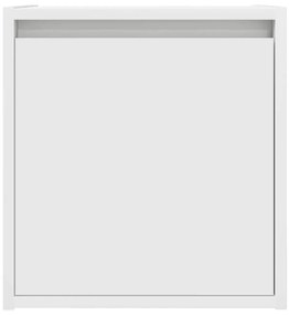 Mesas de cabeceira de parede 2 pcs 38x34x40cm branco