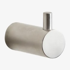 Cabide Para Banheiro Em Aço Inoxidável Devon Cinzento Escovado - Sklum