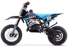 MINI MOTO PARA CRIANÇAS MINICROSS gasolina 60cc Roan RXT 12"/10" AZUL