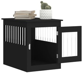 Móvel casota para cão 55x75x65 cm derivados de madeira preto