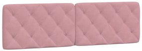 Cama com colchão 180x200 cm veludo rosa